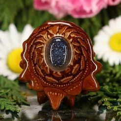 TEP Blue Druzy Quartz Pendants