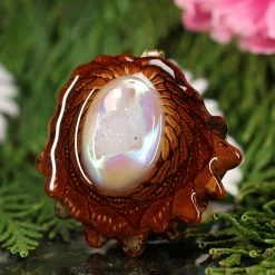 TEP White Druzy Quartz