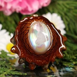 TEP White Druzy Quartz