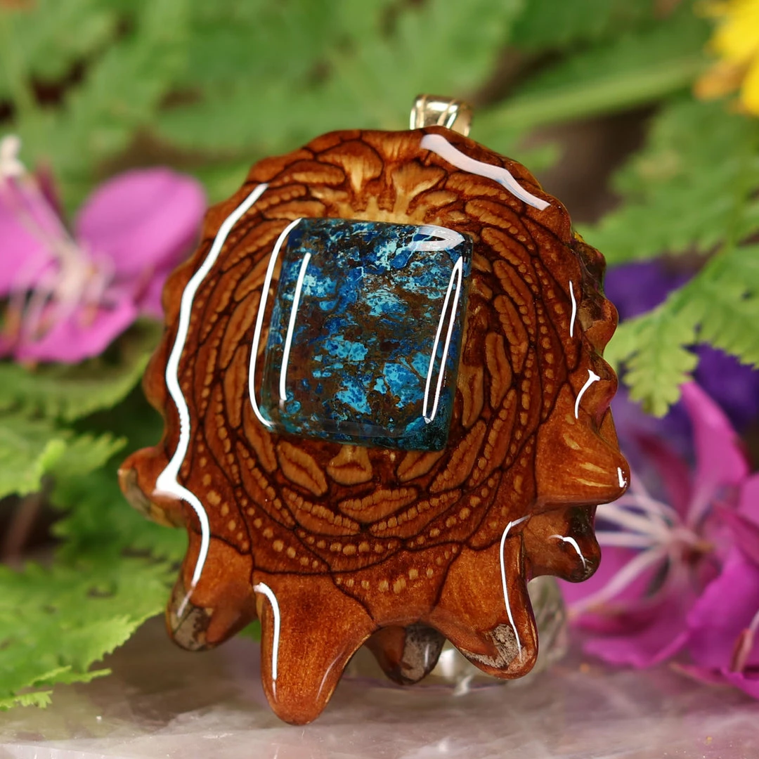 TEP Shattuckite Pendants 4 TEP Shattuckite Pendants