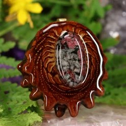 TEP Eudialyte Pendants 7 TEP Eudialyte Pendants