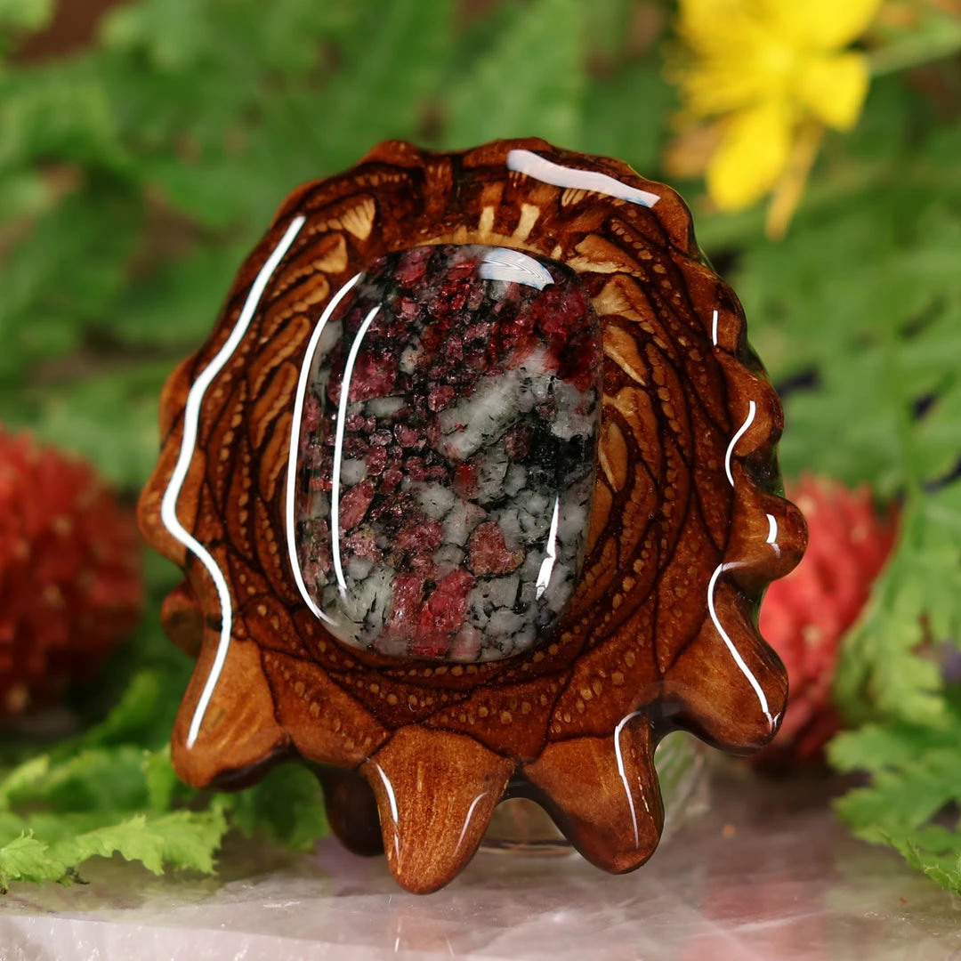 TEP Pendants Eudialyte 4 TEP Pendants Eudialyte