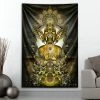 Third Eye Pinecones Pinecone Buddha Tapestry
