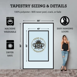 Third Eye Pinecones ThirdEye BassCamp Tapestry Accessories